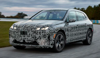 BMW iX facelift camo