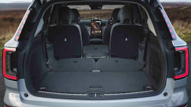 Volvo EX90 boot rearmost seats down