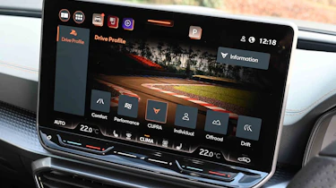 Cupra Formentor facelift UK infotainment