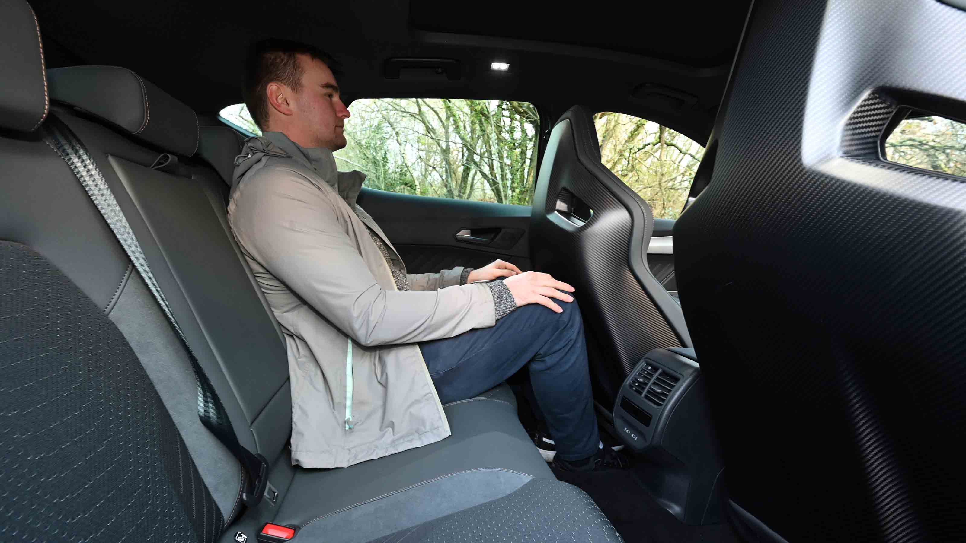 Cupra Formentor facelift UK rear seats staff
