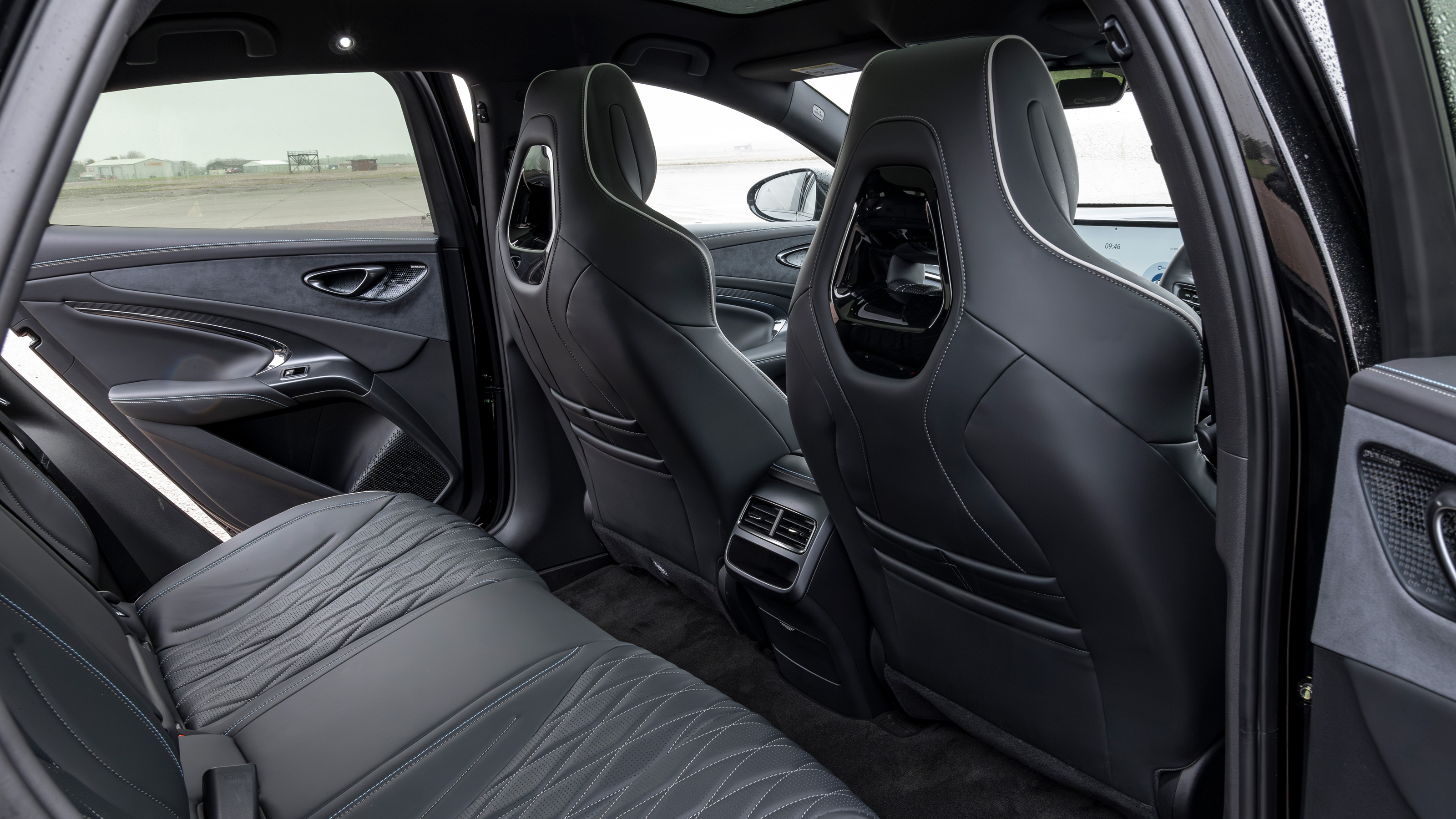 BYD Seal black rear seats