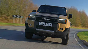 Toyota Land Cruiser front cornering