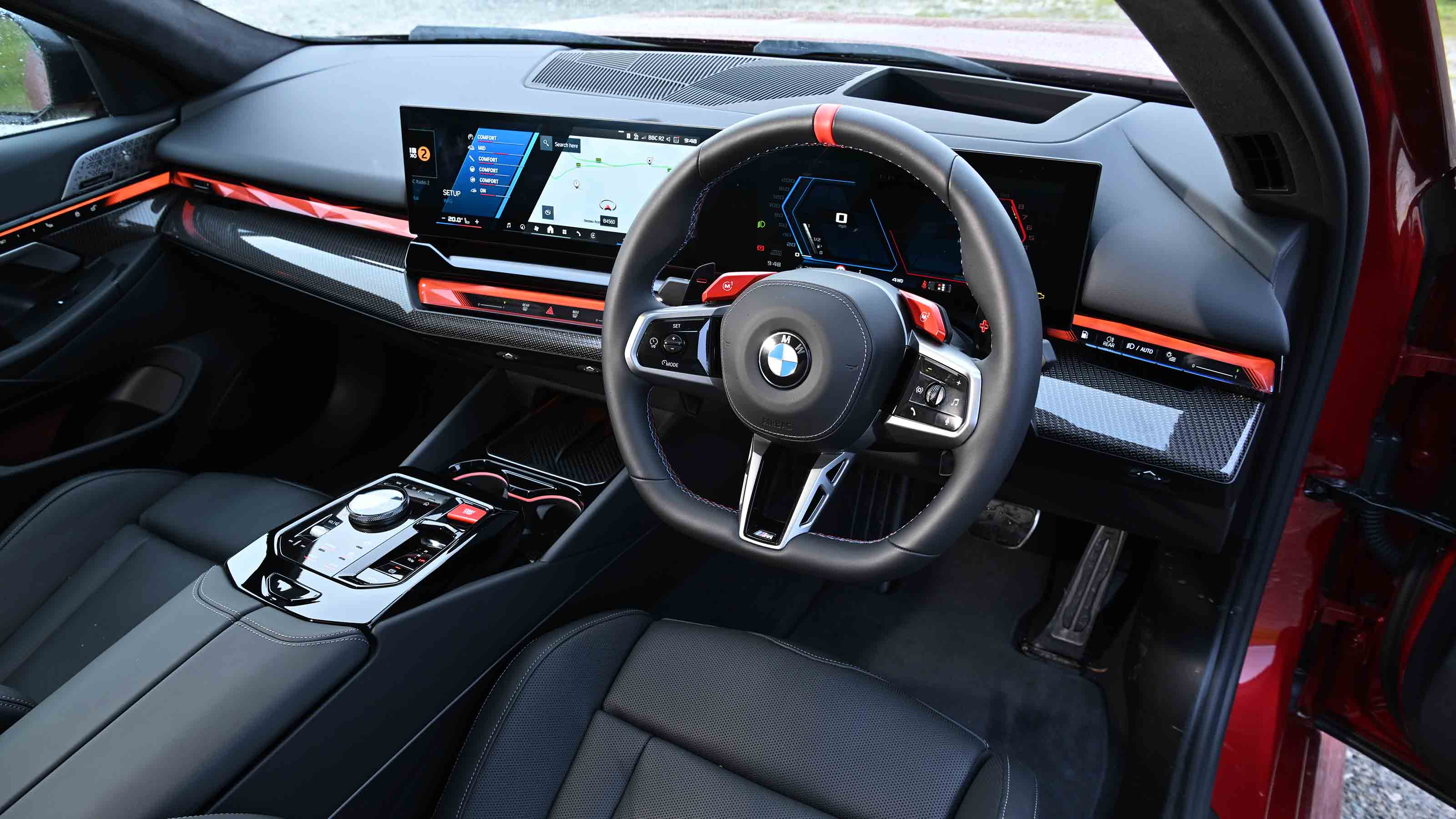 BMW M5 interior