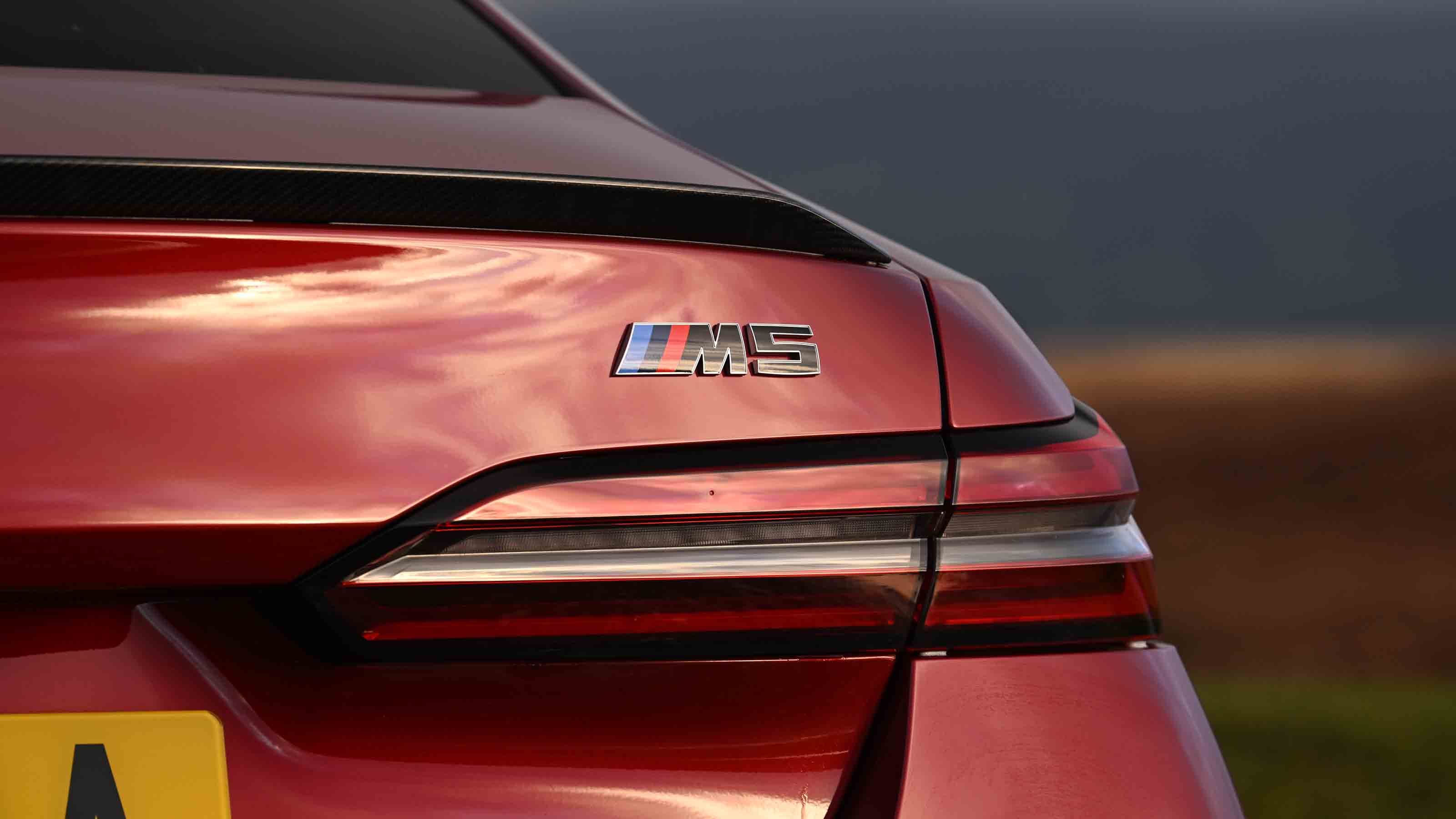 BMW M5 boot badge