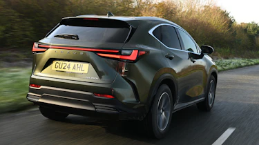 Lexus NX rear quarter driving