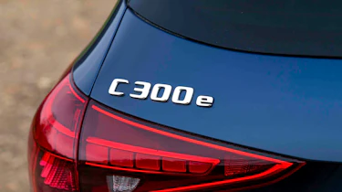 Mercedes C-Class Estate C 300 e boot badge