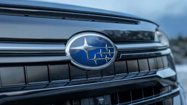 Subaru Forester badge closeup