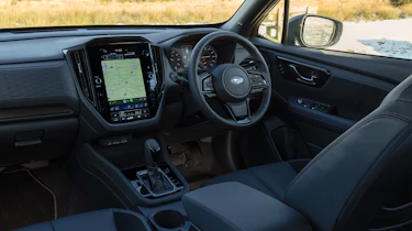 Subaru Forester interior from back seat