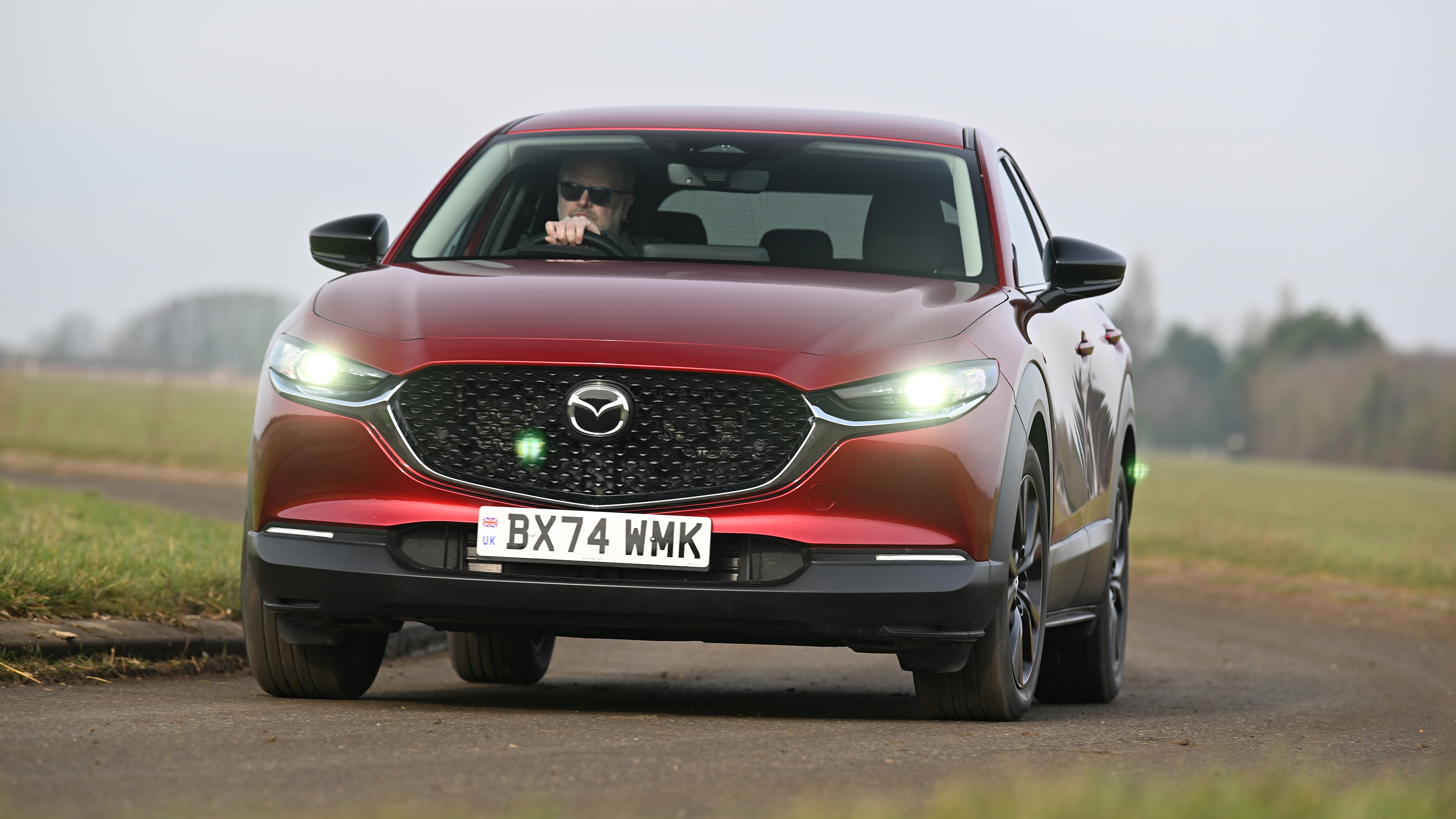 Mazda CX-30 front cornering