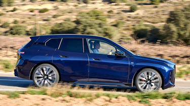 BMW iX M70 side profile