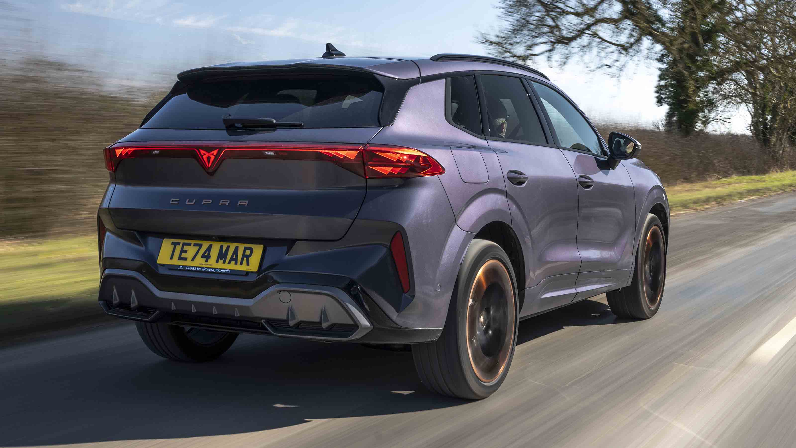 Cupra Terramar rear 3/4 driving