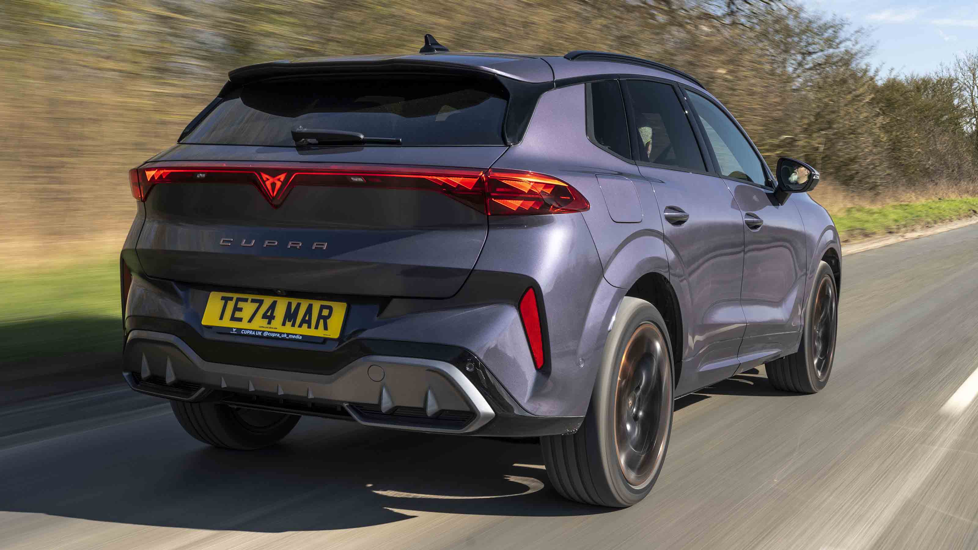 Cupra Terramar rear 3/4 tracking