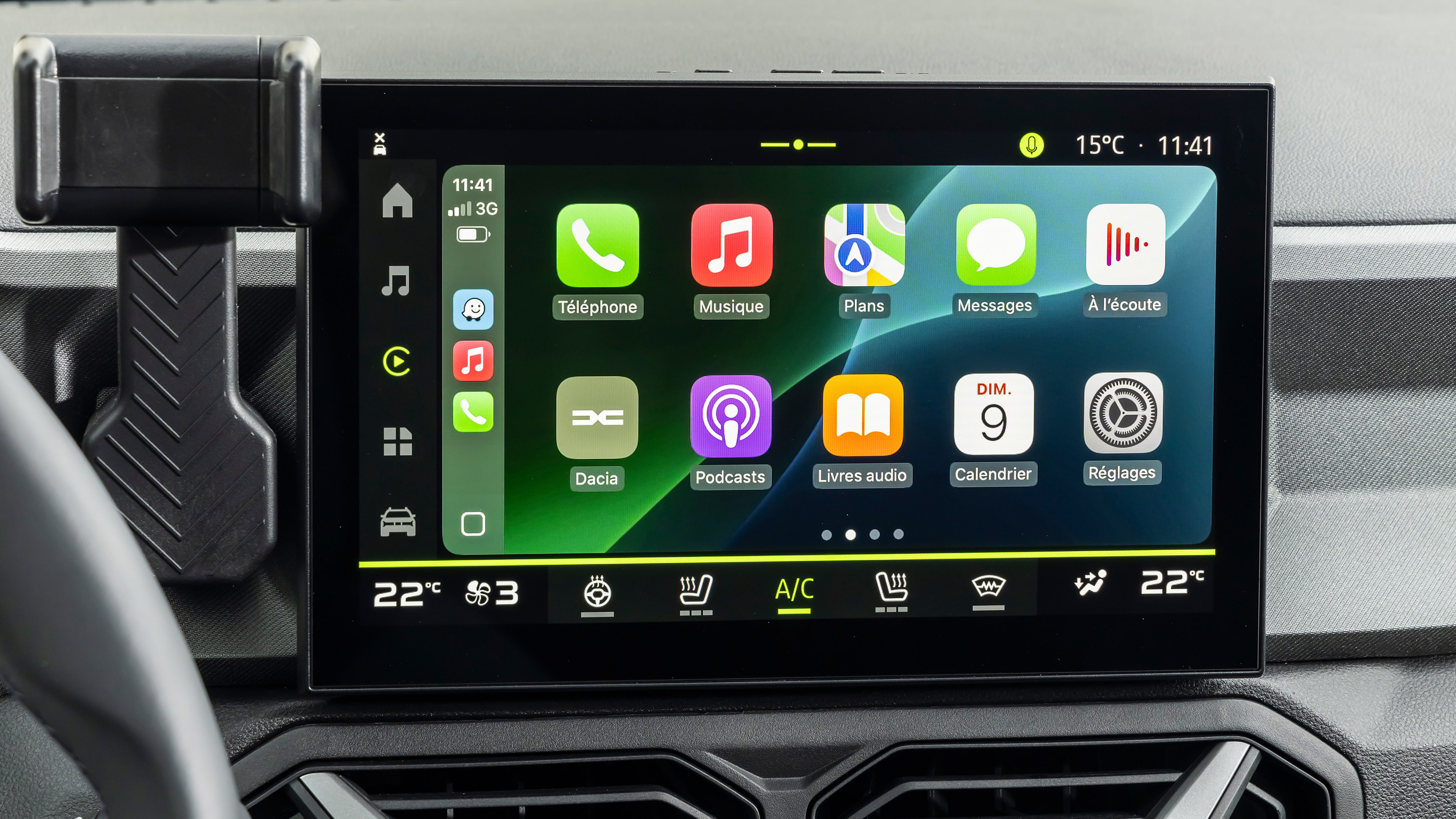Dacia Bigster infotainment