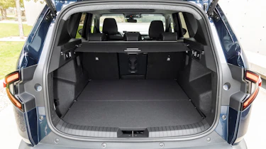 Dacia Bigster boot seats up