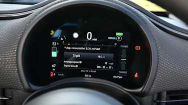Fiat 500e speedo