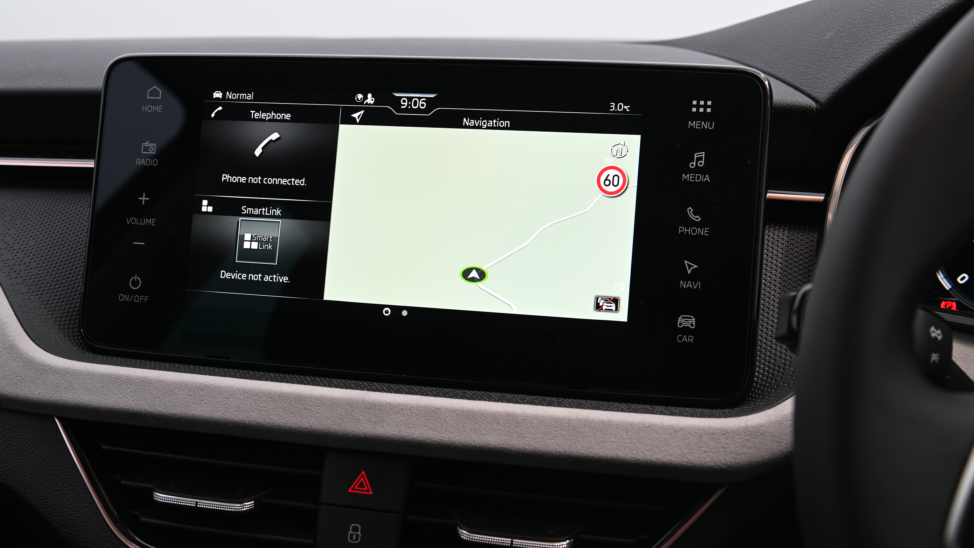 Skoda Kamiq infotainment