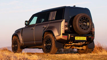 Land Rover Defender Octa rear quarter parked