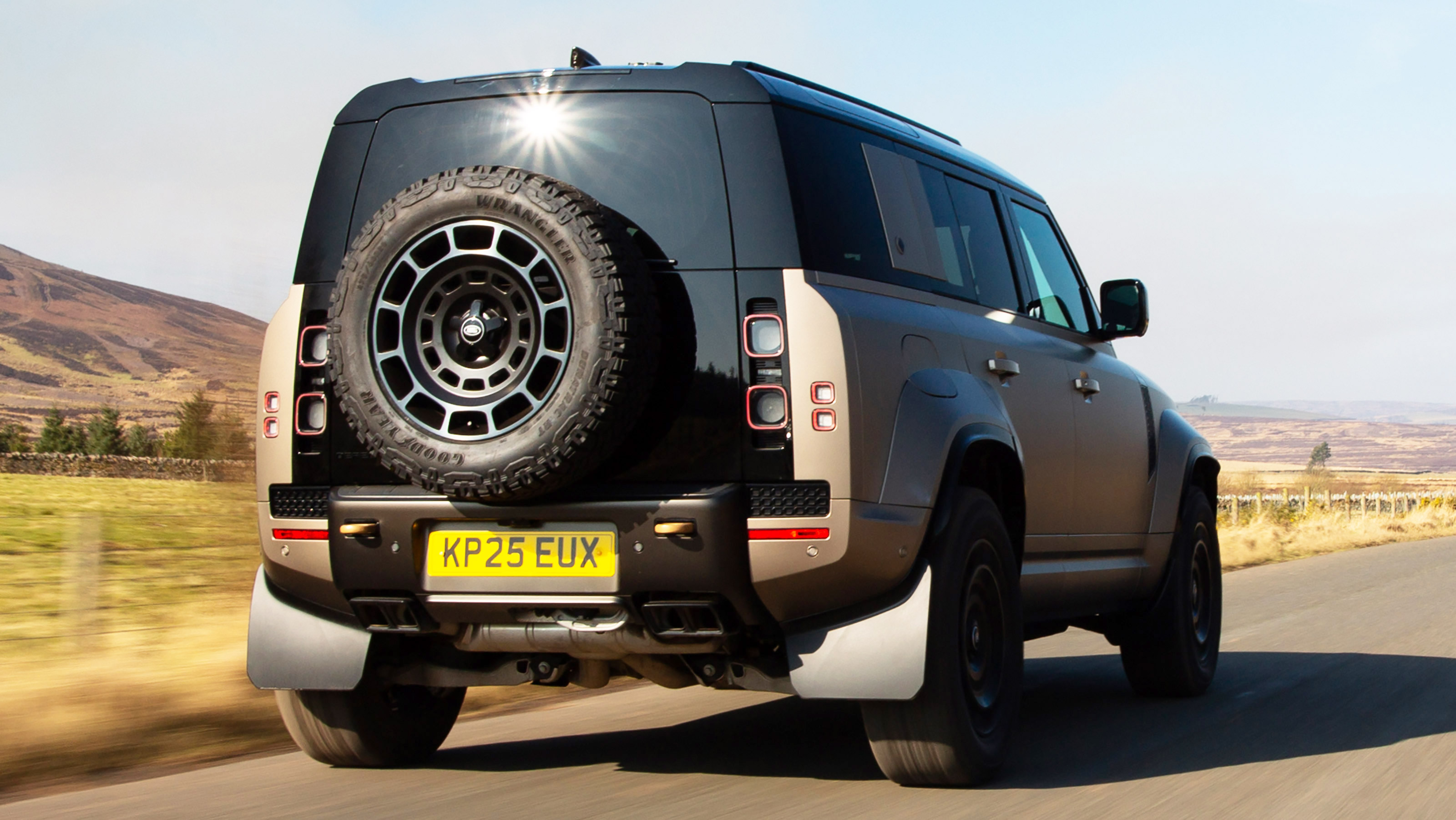 Land Rover Defender Octa rear quarter