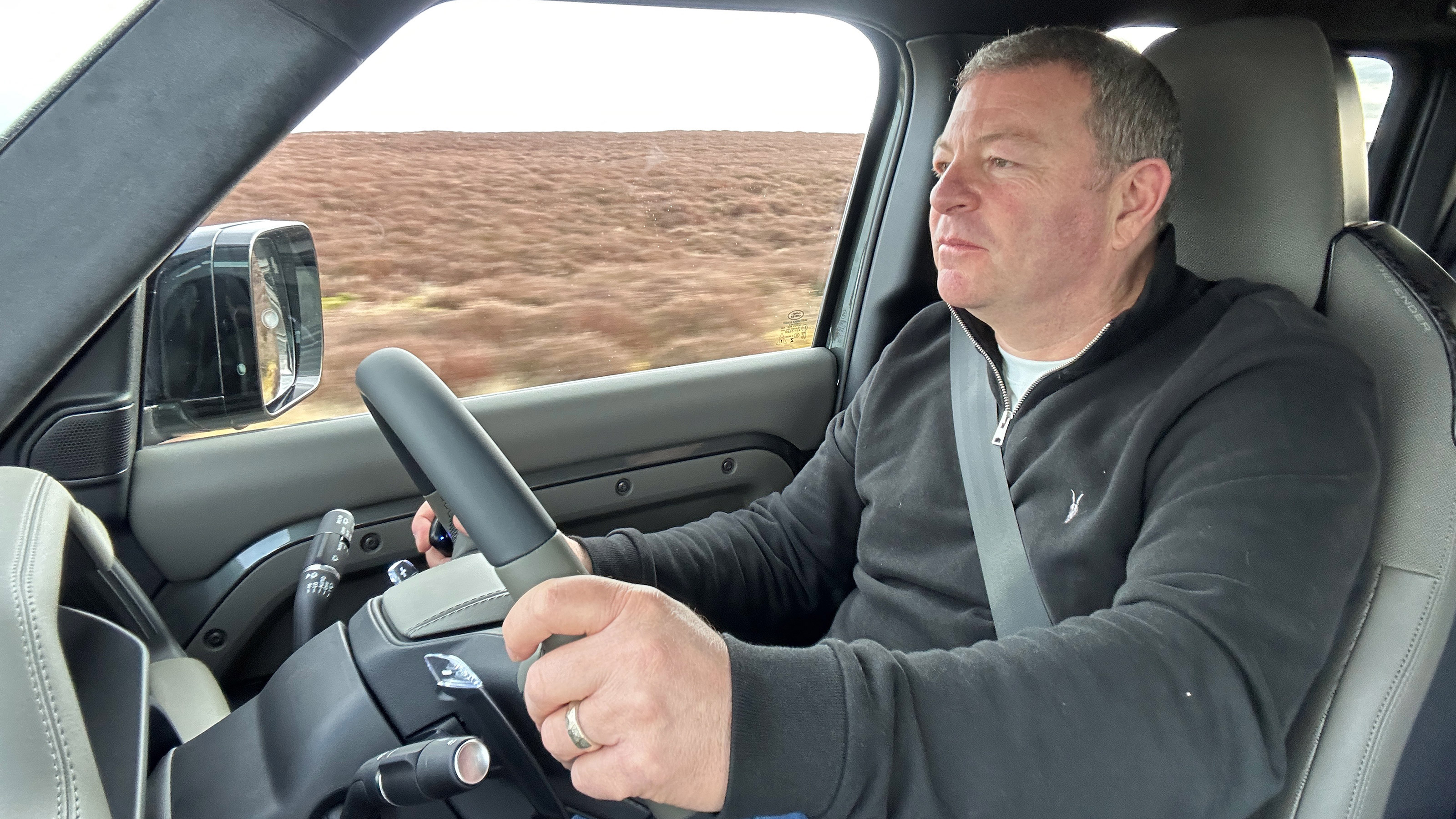 Land Rover Defender Octa driving