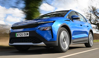 Skoda Elroq front quarter driving