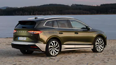 Skoda Enyaq facelift rear quarter static