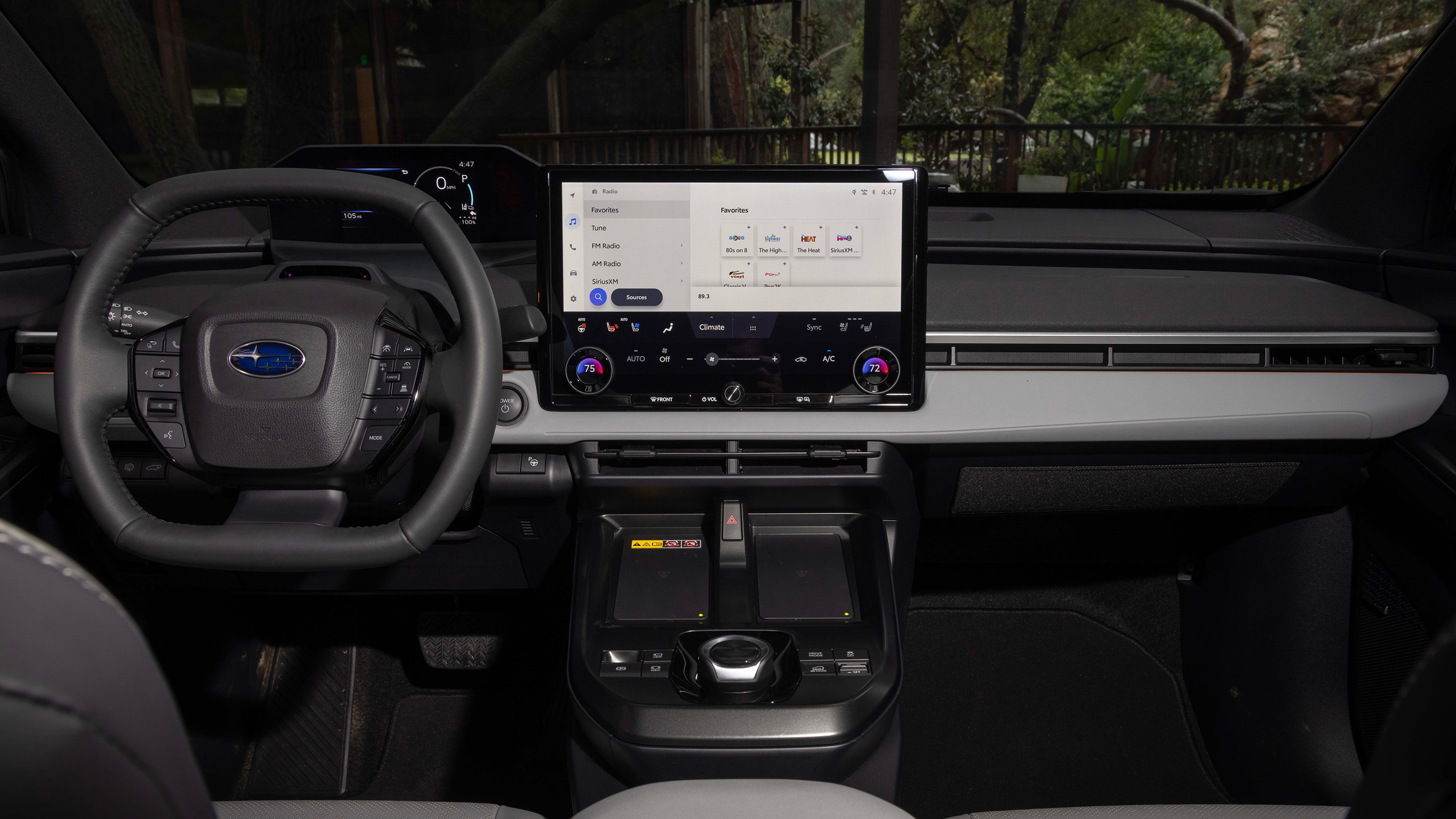 Subaru Solterra facelift cabin