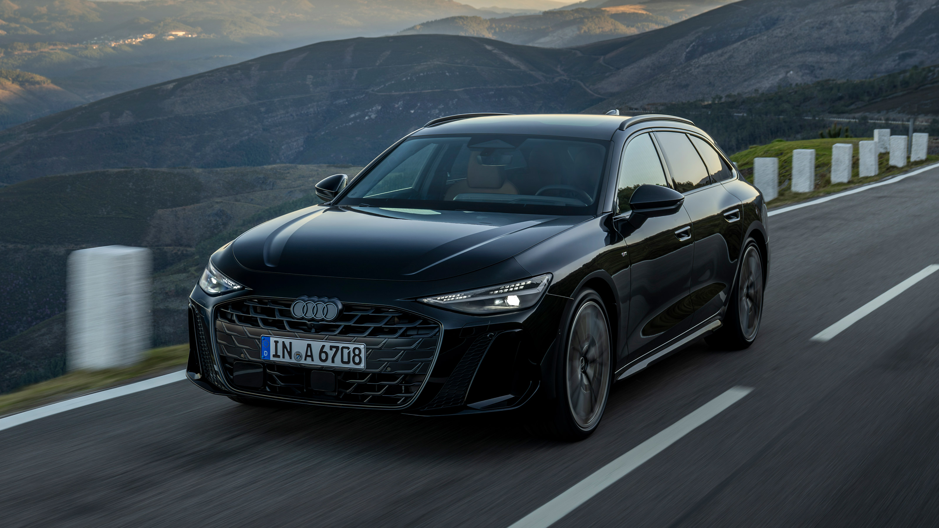 Audi A6 Avant front quarter cruising