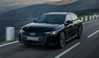 Audi A6 Avant front quarter cruising