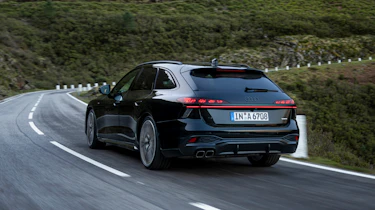 Audi A6 Avant rear quarter cornering
