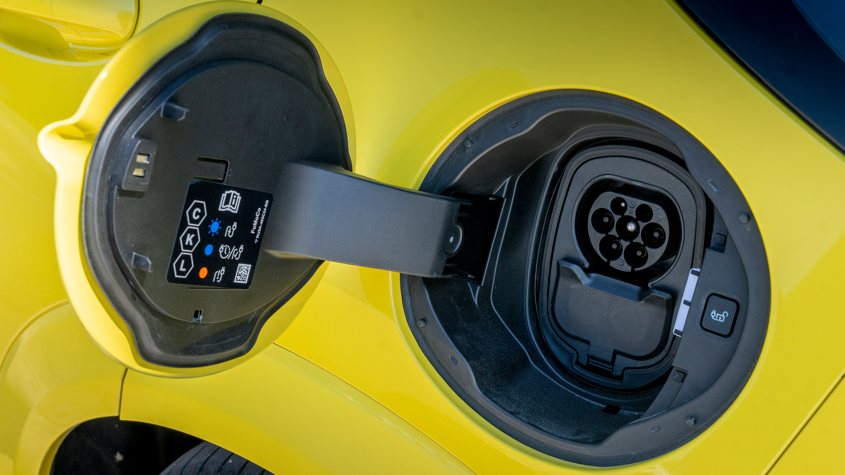 Ford Puma Gen-E charging port