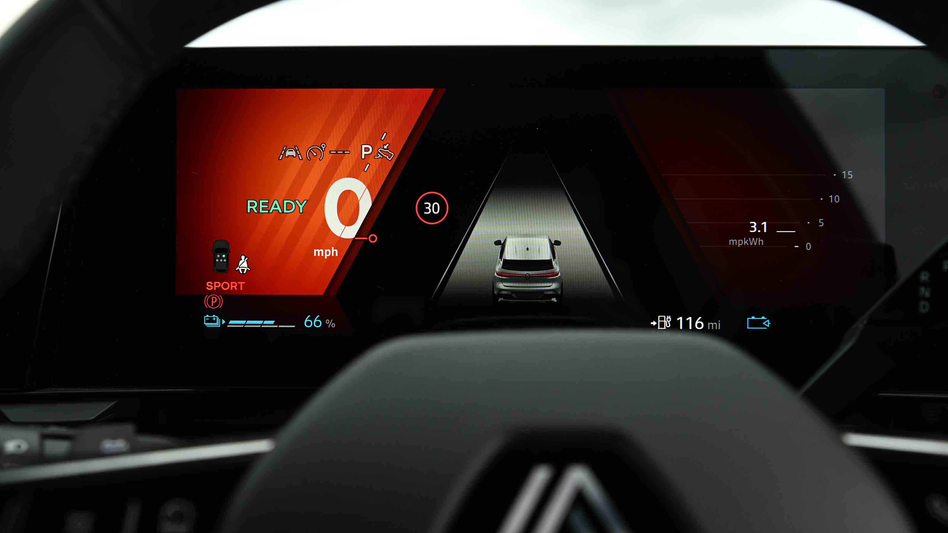 Renault Megane UK instruments