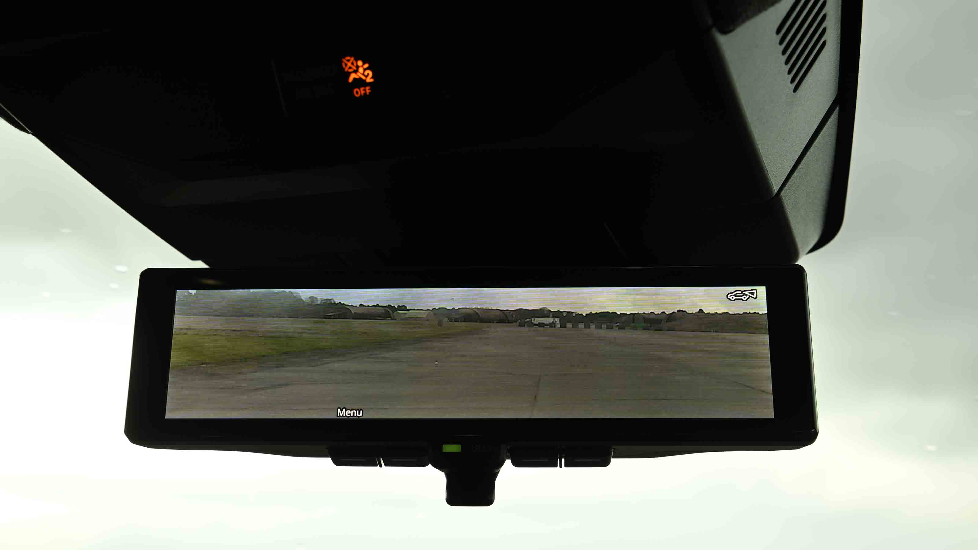 Renault Megane UK rear-view mirror
