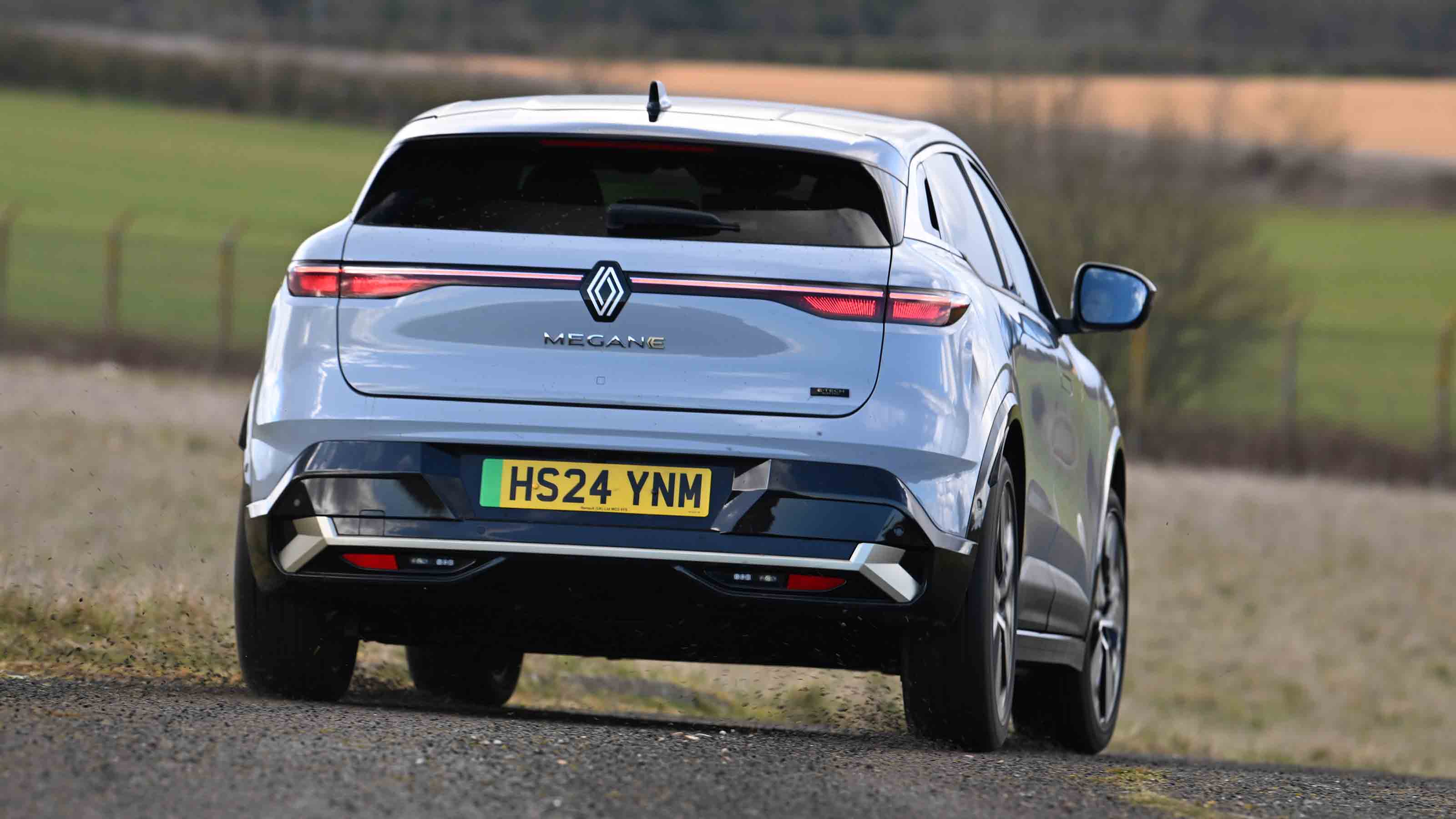 Renault Megane UK rear 3/4 cornering