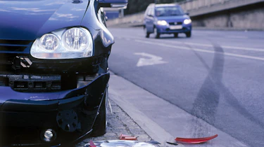 Car damaged