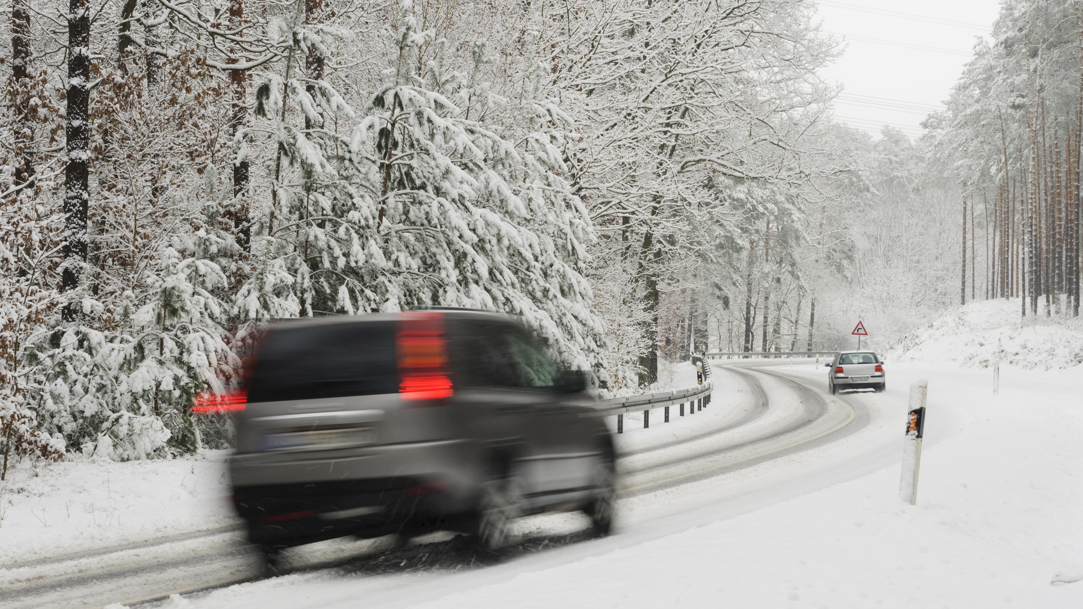 snowy road