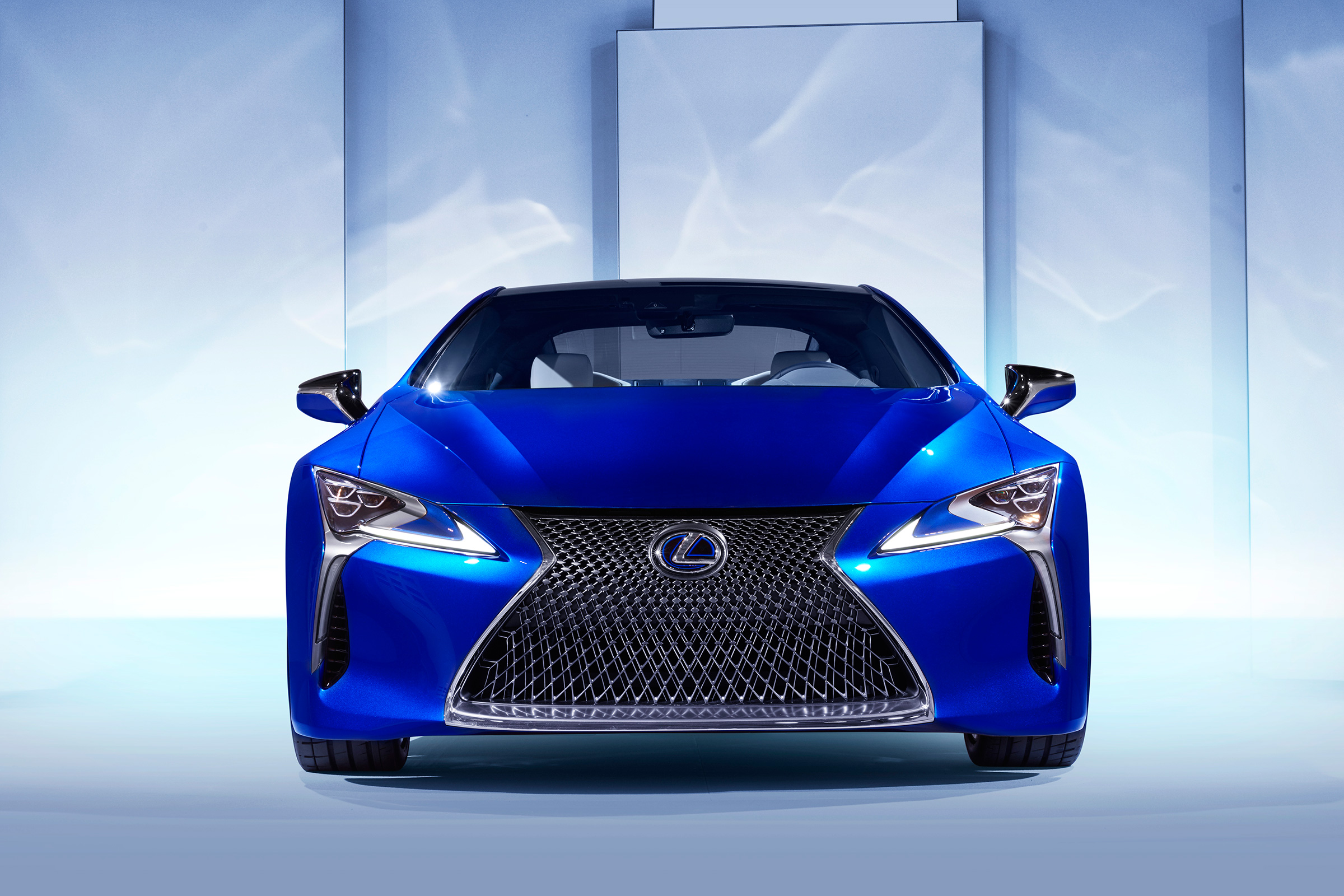 Next up is the flagship LC 500h hybrid...
