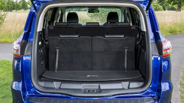 With all seats in place and filled to the roof, the boot can hold 285 litres.