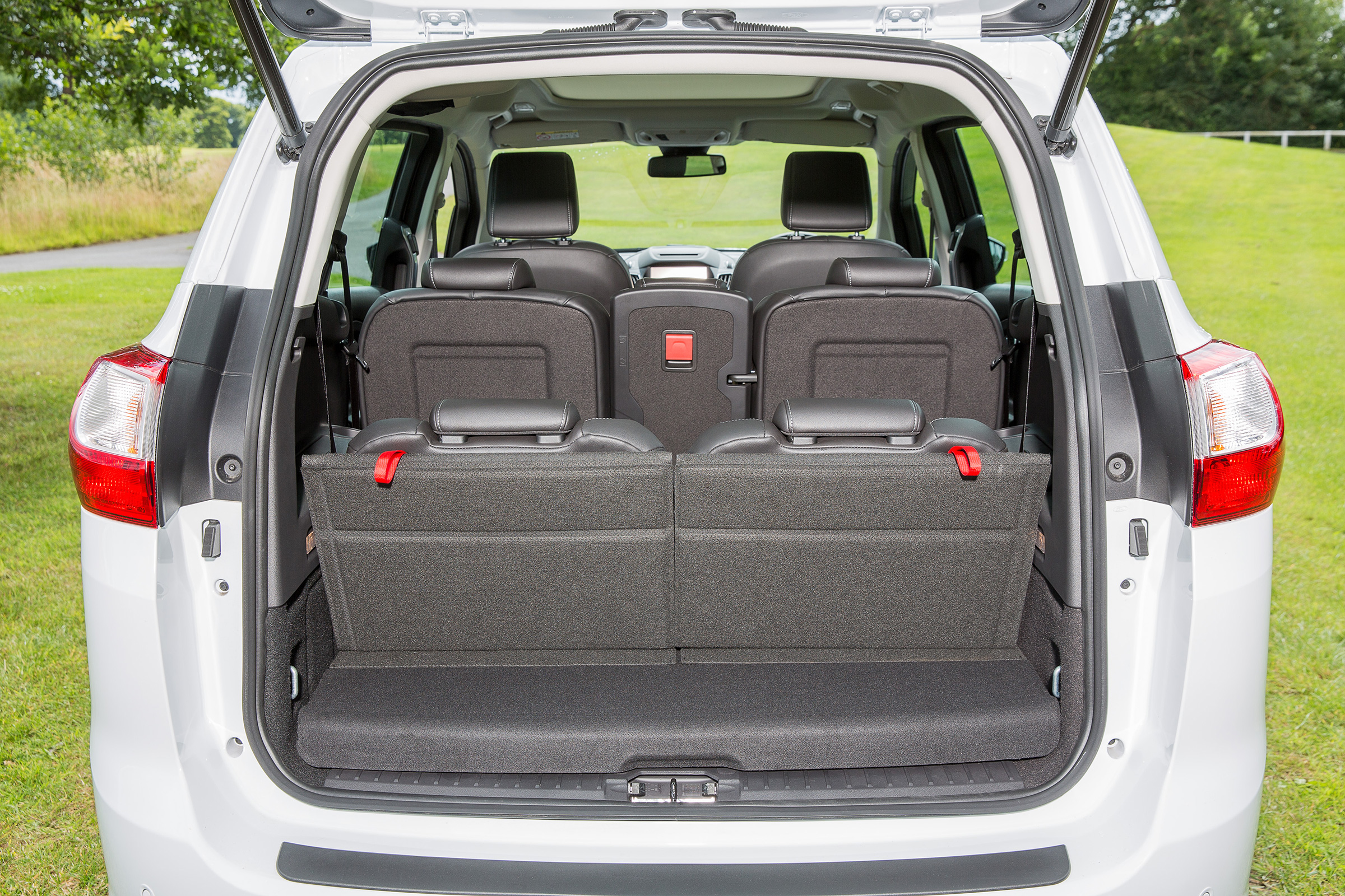 With all seven seats in use, the boot shrinks to a tiny 65 litres, so a roofbox might be necessary
