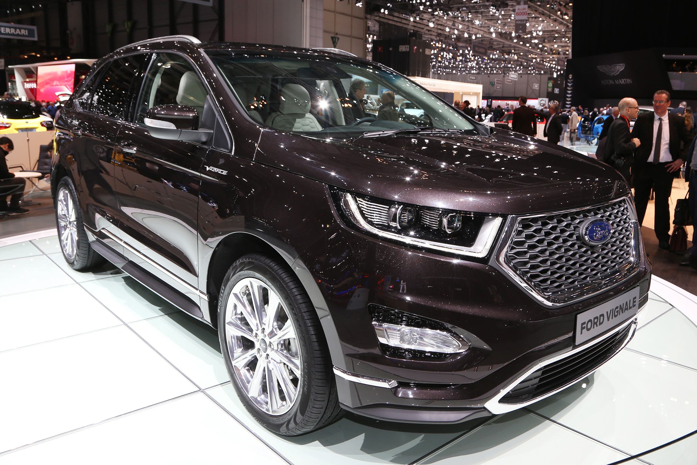 The imposing Ford Edge is one of the more expensive cars in the Vignale stable