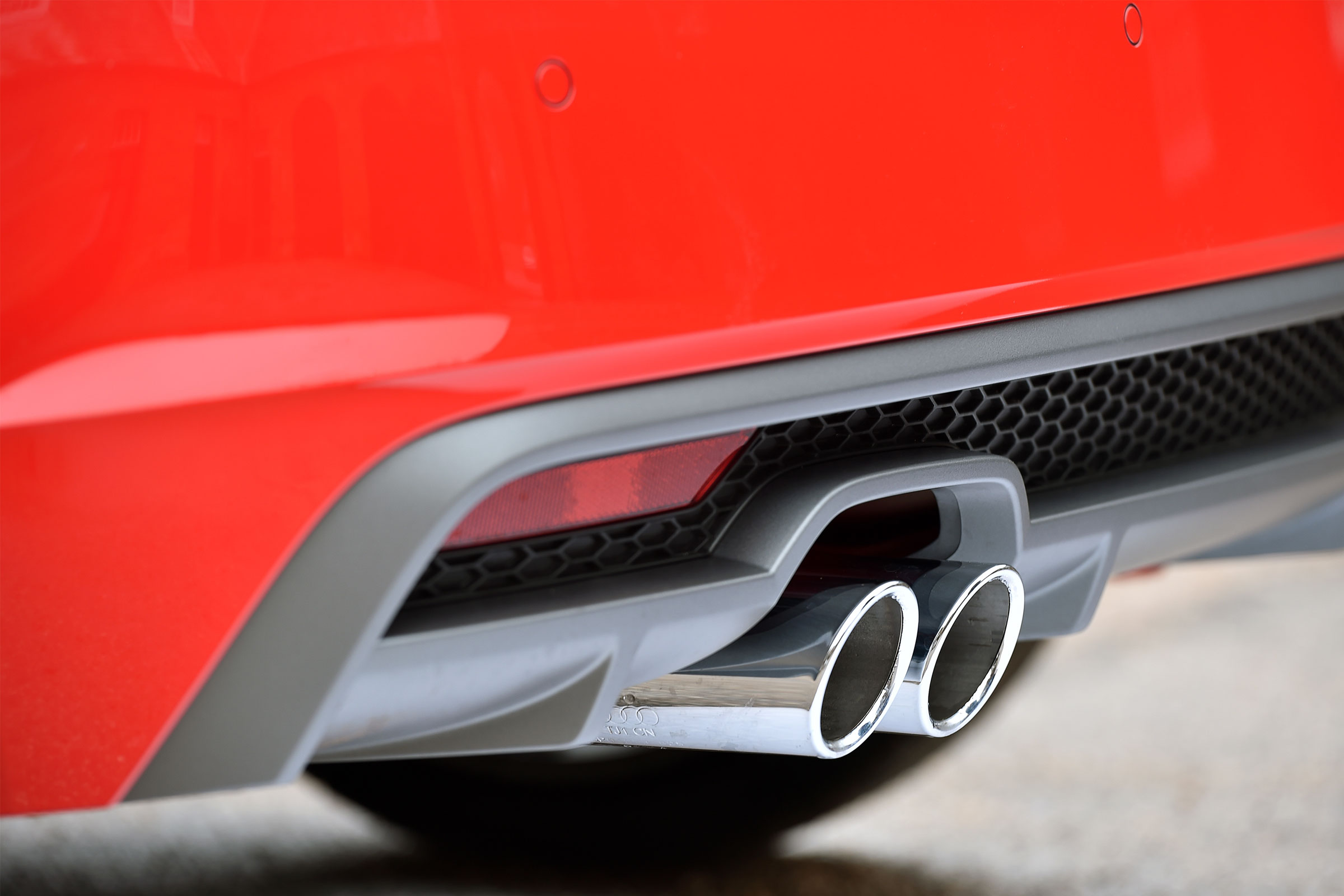 Twin exhaust tips add to the A1's sporty image
