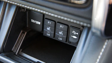 On cold mornings, the heated driver and passenger seats are a welcome feature