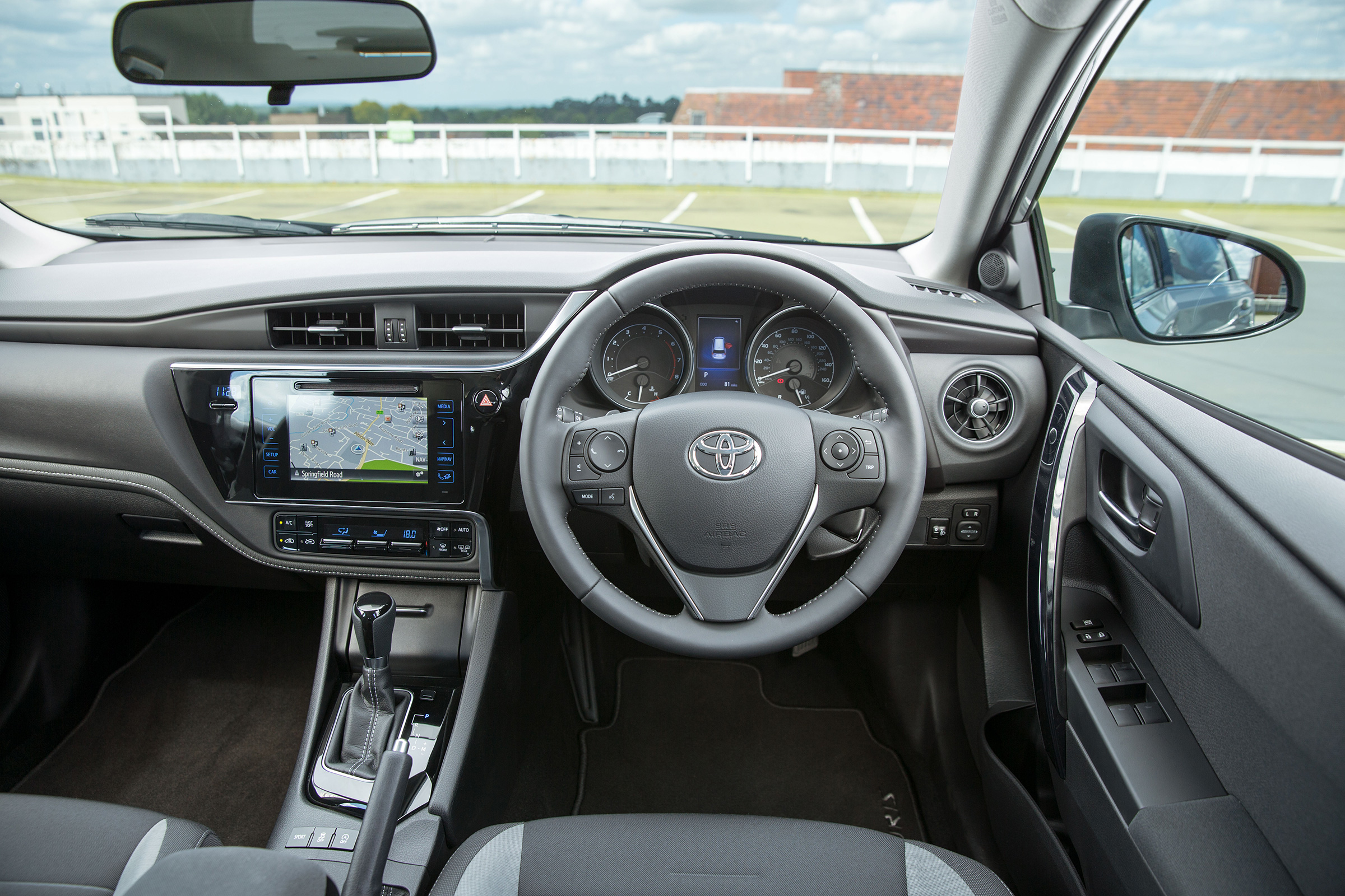 Dashboard is clear, well laid-out and well put together, but looks a little drab