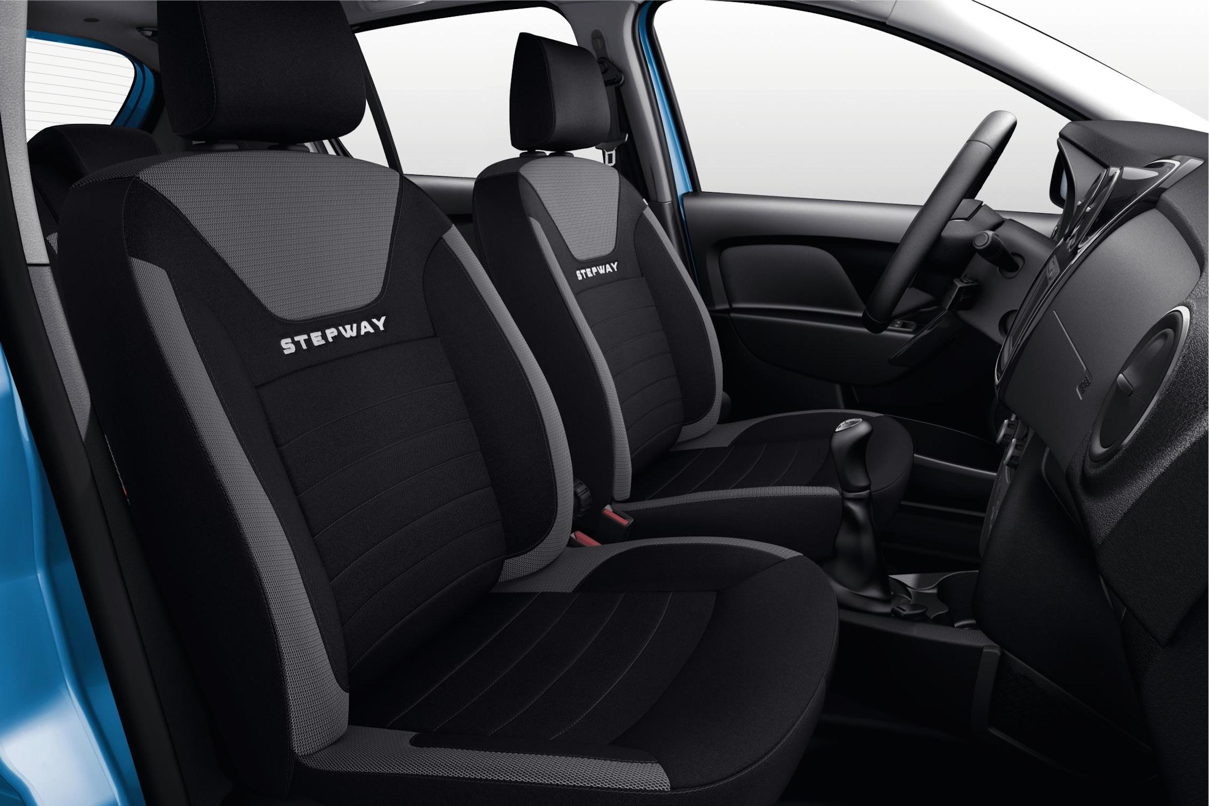 The Stepway's cabin is very roomy for those sitting in the front, and there's room for three in the back too 
