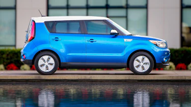 The Soul EV doesn't look that different from the standard Soul hatchback