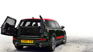 The rear doors have an unusual 'barn door' arrangement