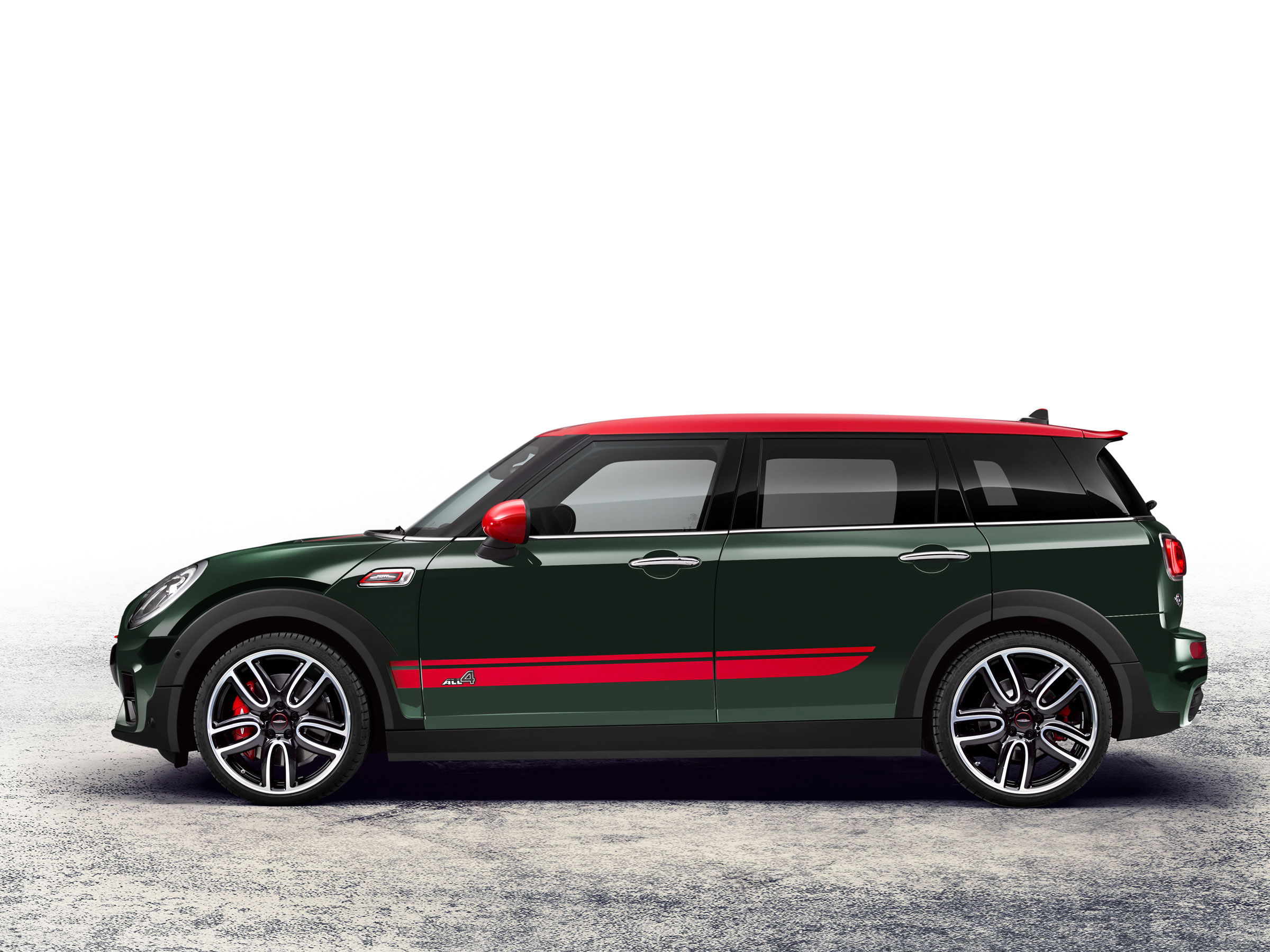 Rebel Green is a colour exclusive to the JCW