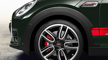 Alloy wheels hide beefier brakes for extra stopping power