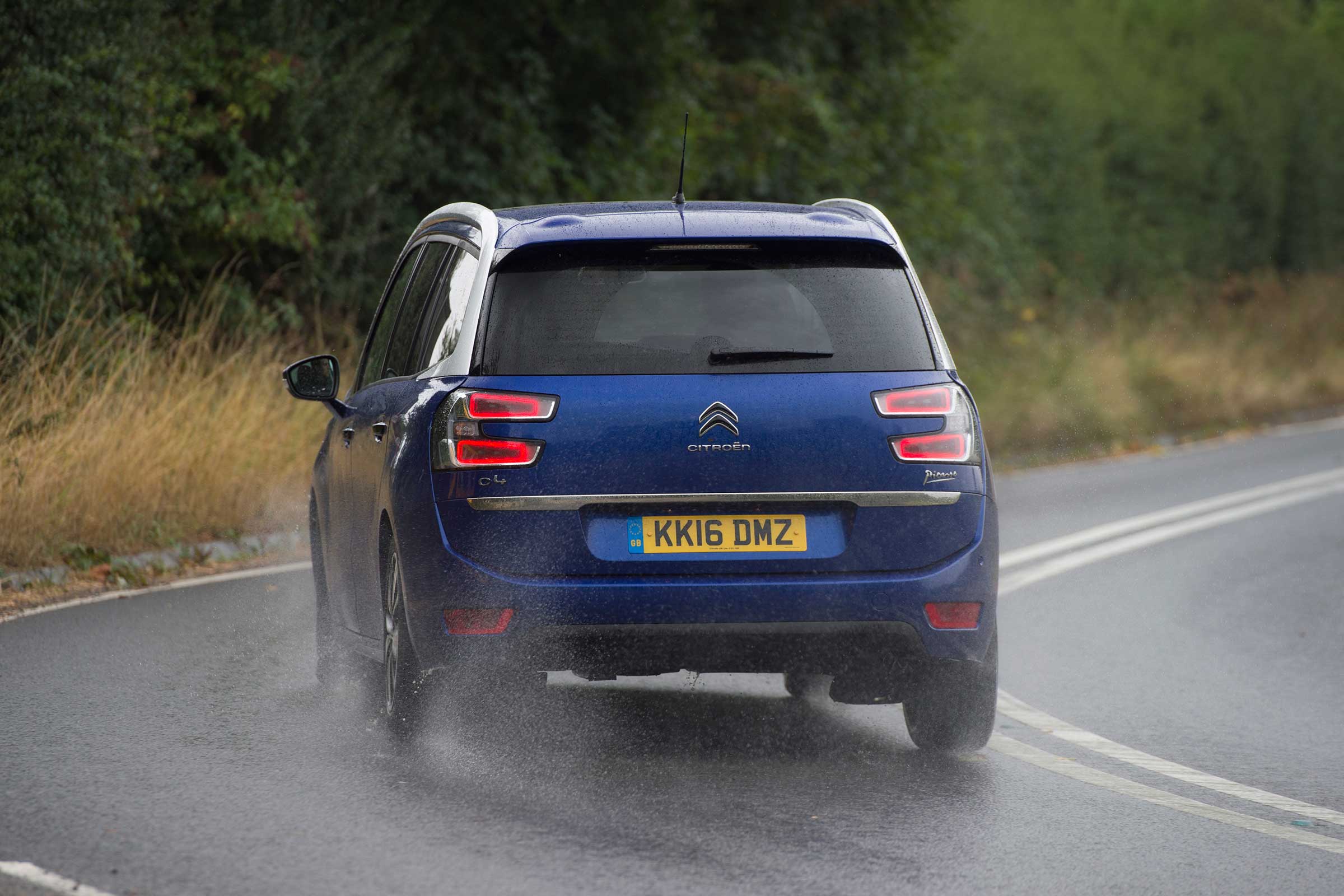 This means there's some body lean in corners, but not enough to induce car sickness