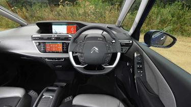 Not only is its exterior design unique, the cabin is very innovative too. Digital displays replace analogue gauges