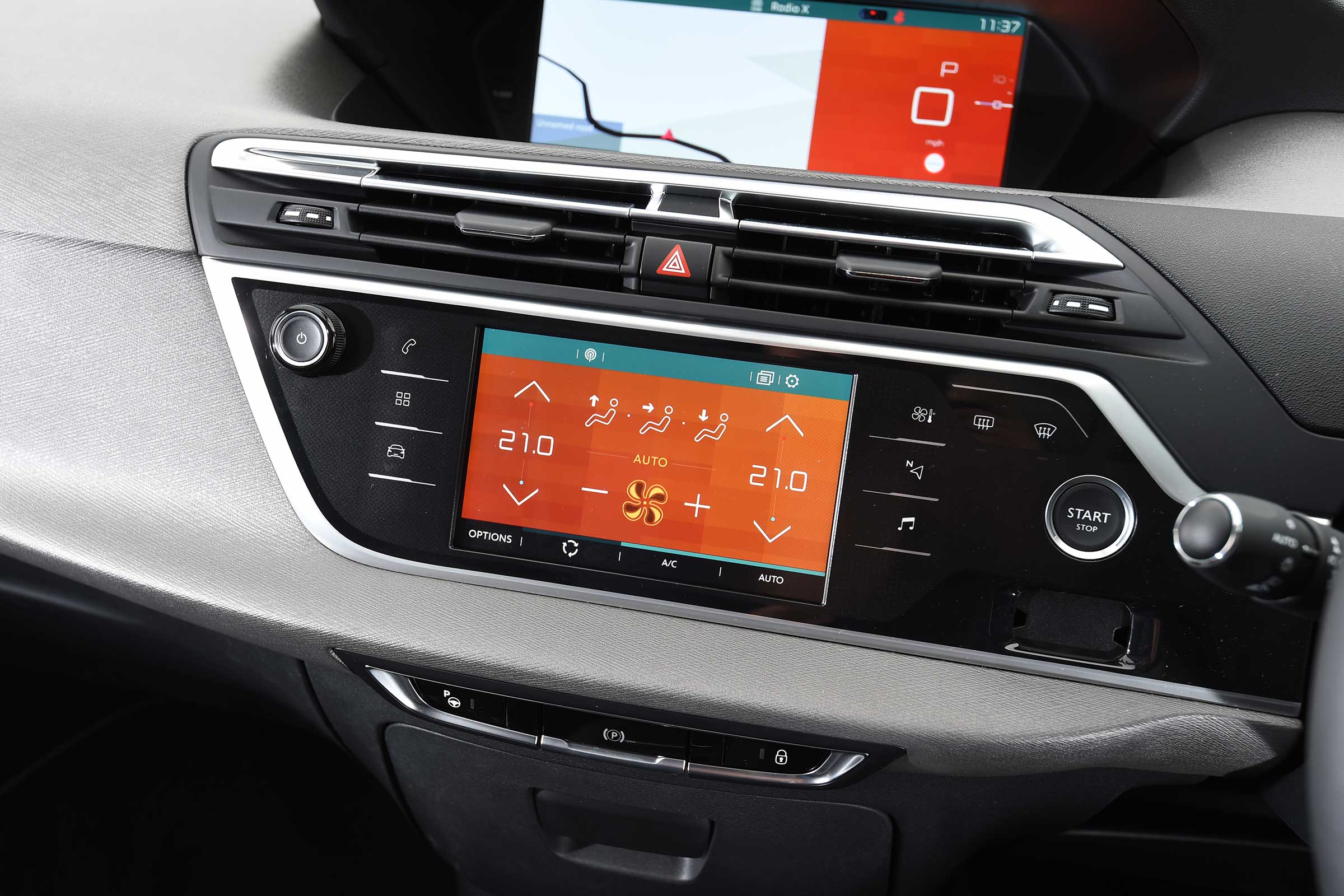 Feel trim levels and above get sat-nav and a 12-inch central display screen